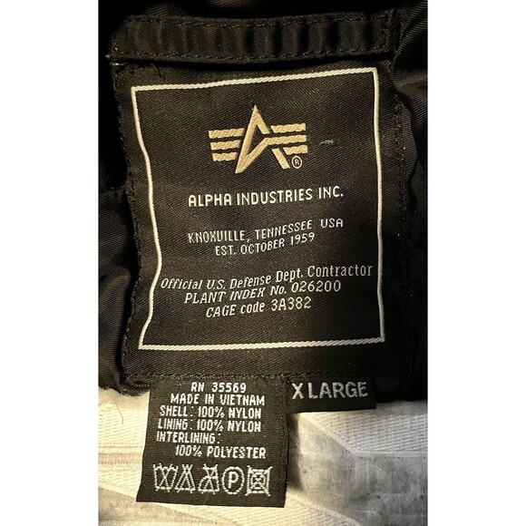 Raptor F22 Jacket Alpha Industries Size XL Rare Find - Picture 5 of 6